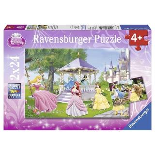 【德國Ravensburger】維寶拼圖 迪士尼經典公主24片X2