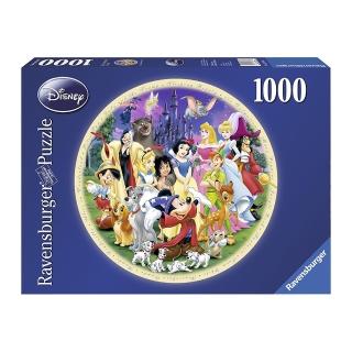 【德國Ravensburger】維寶拼圖 圓形經典迪士尼 1000片