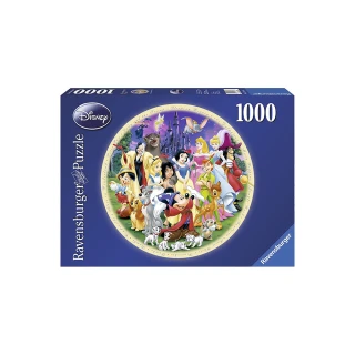 【德國Ravensburger】維寶拼圖 圓形經典迪士尼 1000片