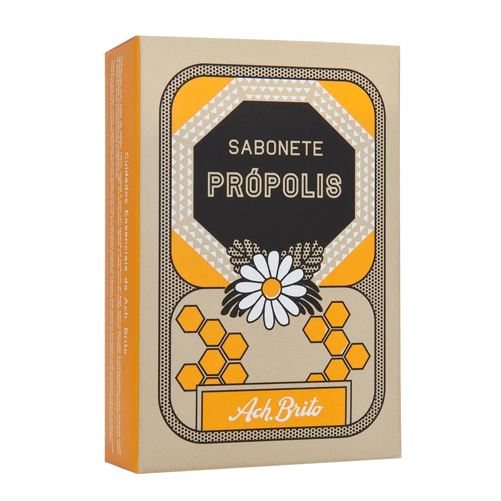 【Ach Brito 艾須‧布里托】Propolis文藝蜂蜜滋潤香氛皂-橘 90g(令人愉悅的療癒系清甜蜂蜜香氛)