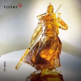 【tittot 琉園】忠義千秋擺飾(送禮/琉璃/禮物/玻璃/水晶/藝術品/擺飾/禮贈/企業/)