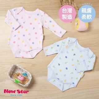 【Newstar明日之星】MIT純棉保暖嬰兒長袖包屁衣(保暖 嬰兒 新生兒 寶寶 包屁衣 長袖 短褲 水果 好穿 純棉)