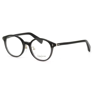 【Y-3山本耀司】Yohji Yamamoto復古圓形框面光學眼鏡(透黑-YY1020-909)