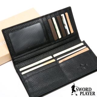 【SWORD PLAYER】莎普爾商務菁英專屬真牛皮款兩折式長夾