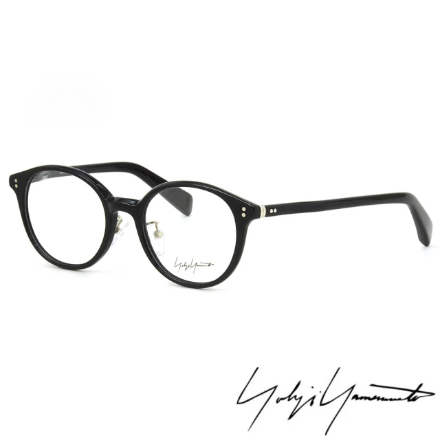 【Y-3山本耀司】Yohji Yamamoto復古圓形框面光學眼鏡(黑-YY1020-019)