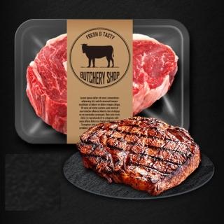 【漢克嚴選】美國和鑽牛PRIME皇冠級霜降肋眼牛排2片組(300g±10%/包)