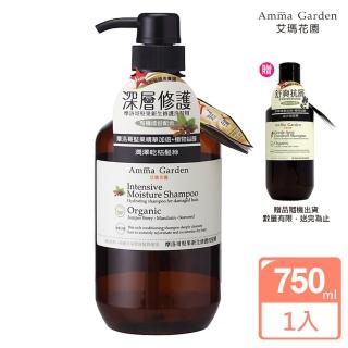 【amma garden 艾瑪花園】摩洛哥堅果新生修護洗髮精750ml(送300ml洗髮精或沐浴精-公司貨)