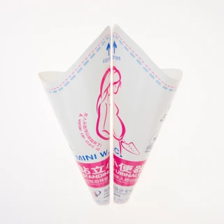 【kiret】孕婦 女性 站立 專用拋棄式小便器-超值40入(尿尿 尿急 尿袋 漏斗 尿斗 噓噓杯)