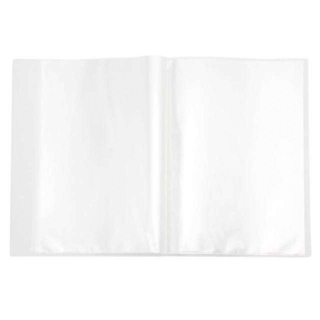 【MUJI 無印良品】聚丙烯方便攜帶薄型透明收納夾/A4.20口袋