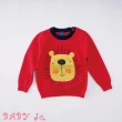 【BABY Ju 寶貝啾】俏皮小獅子純棉針織毛衣(紅色 / 灰色 / 藏藍色)