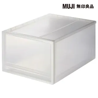 【MUJI 無印良品】PP收納盒/大/2入