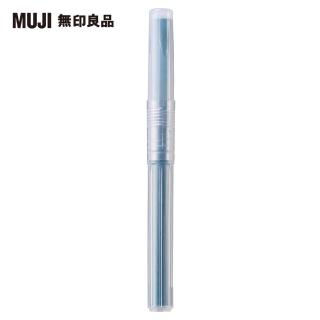 【MUJI 無印良品】PP按壓螢光筆芯/藍