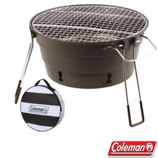 【Coleman】新款 PACKWAY收納型烤肉爐II.烤肉箱.桌上型燒烤爐.BBQ烤肉架.串燒烤臺(CM-27319 黑)