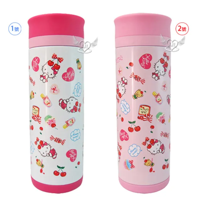 【TDL】HELLO KITTY凱蒂貓不鏽鋼保冷保溫杯350ml  91165608(平輸品)(保溫瓶)