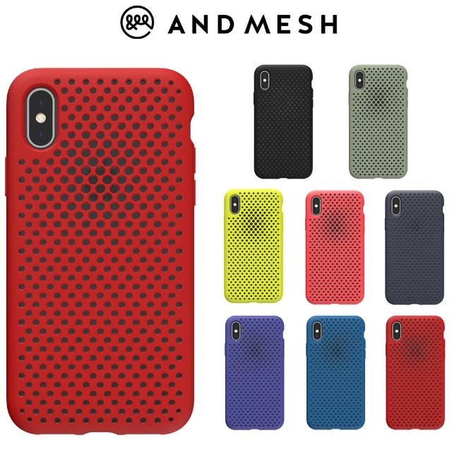 【日本AndMesh】iPhone Xs Max QQ網點軟質防撞保護套(不影響無線充電)