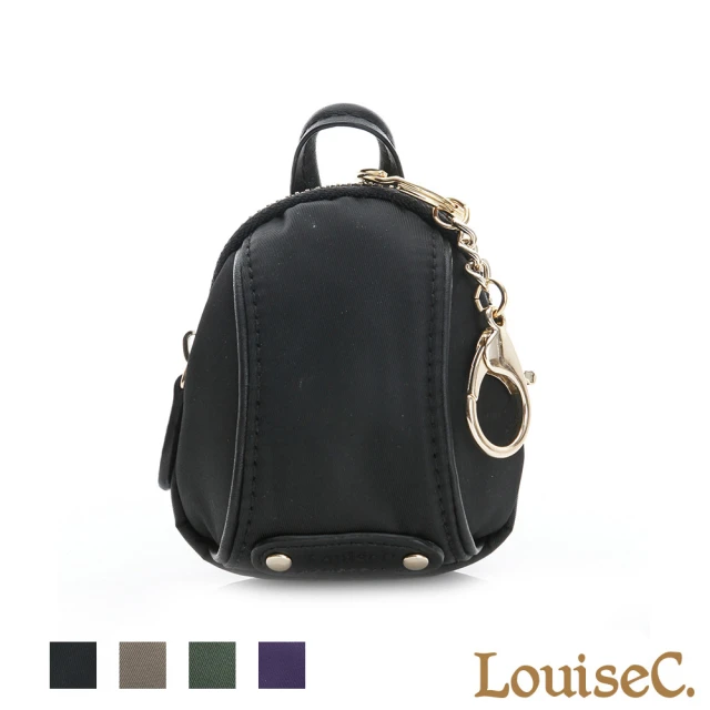 【LouiseC.】MINI尼龍背包造型零錢包/鑰匙包-4色(16N37-0047A)