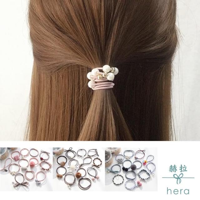 【HERA 赫拉】ll現貨ll毛球珍珠罐裝12入髮圈(現貨瘋搶中)