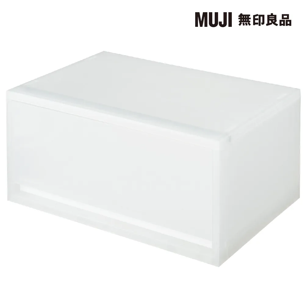 【MUJI 無印良品】PP資料盒/橫式/深型