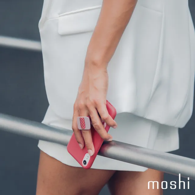 【moshi】Capto for iPhone XR 指環支架織帶保護殼