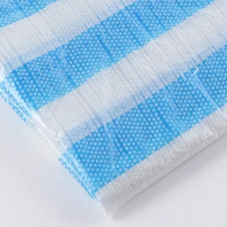 帆布 10X10 尺 藍白條帆布 藍白帆布 防水布 塑膠布 搭棚架 工程防水遮蔽用