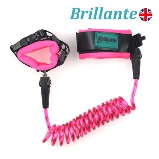 【Brillante】兒童防走失帶-粉紅兩入組(推車防失控、防竊安全繩索)
