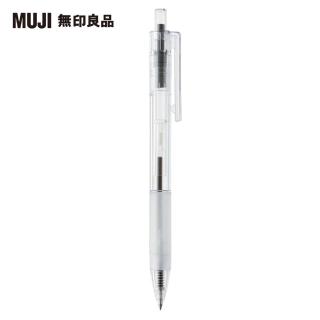【MUJI 無印良品】透明管原子筆/0.7mm/黑