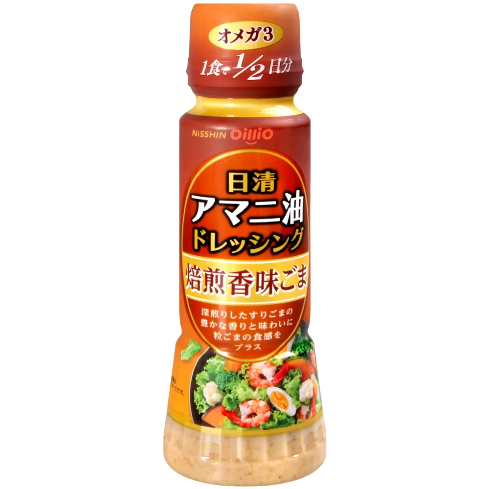 【NISSIN 日清】亞麻仁油焙煎芝麻醬(160g)