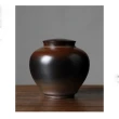 【原藝坊】柴燒陶瓷密封茶葉罐儲物罐(矮款11*12cm)