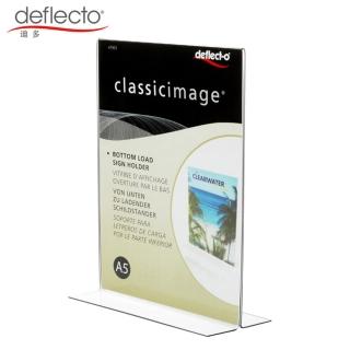 【deflect-o】T型標示架 直式-A5 47901(標示架)