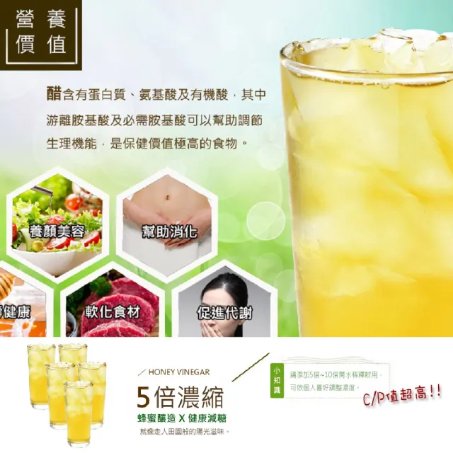 【情人蜂蜜】台灣健康蜂蜜酢500mlx1入組 附手提禮盒