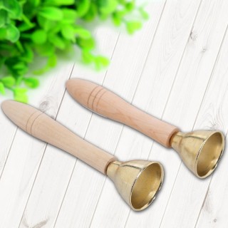 【美佳音樂】打擊樂器 長柄 銅鐘/碰鈴/碰鐘-小(2入)