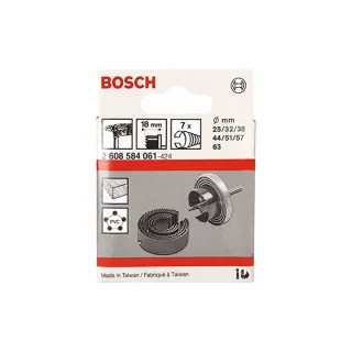 【BOSCH 博世】7件式中齒穴鑽(黑色)