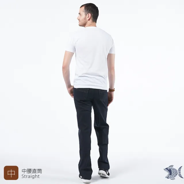 【NST JEANS】美式硬漢 立體側帶裝飾牛仔男褲-中腰(390-5778)