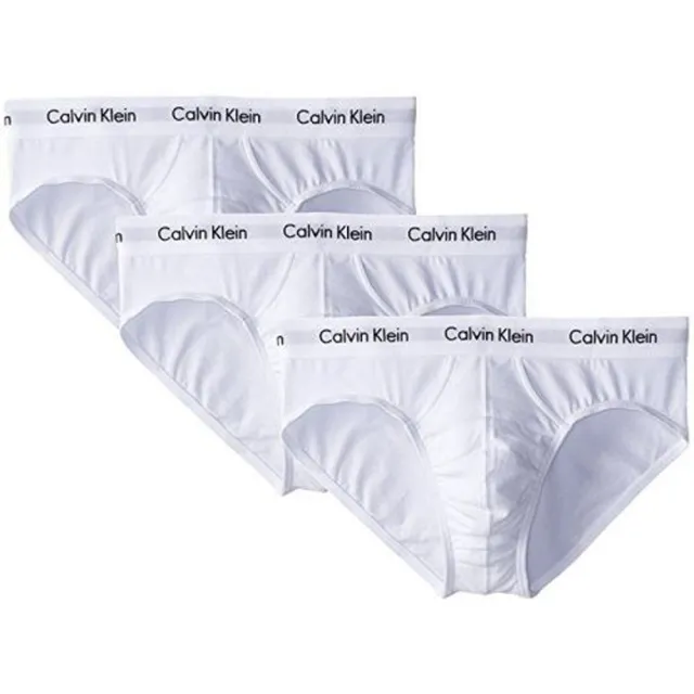 【Calvin Klein】男品味彈力棉白色三角內著3件組-網(預購)