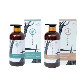 【檜山坊】檜純沐浴露600ml+檜純洗髮露600ml(檜木洗髮精)