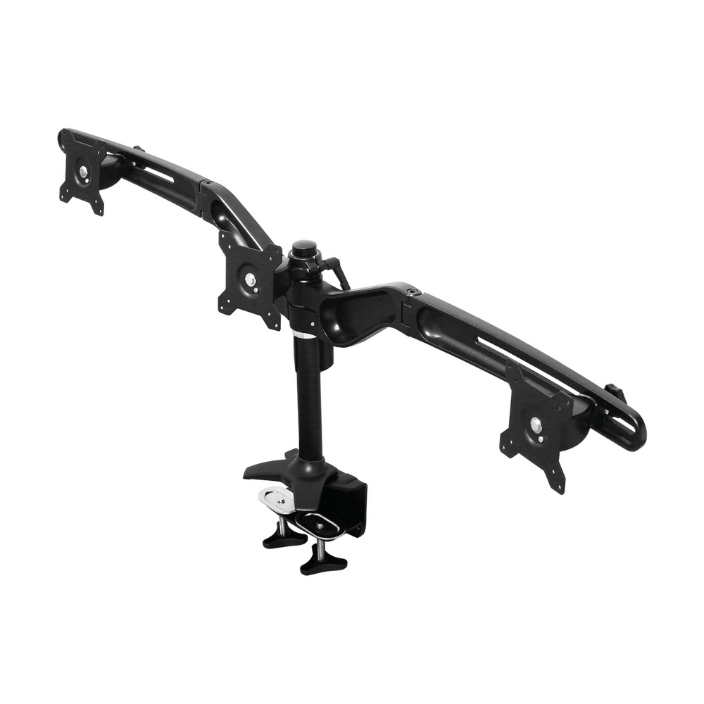 【HE Mountor】HE 15~24吋LED/LCD三螢幕夾桌型支架(H743TC)