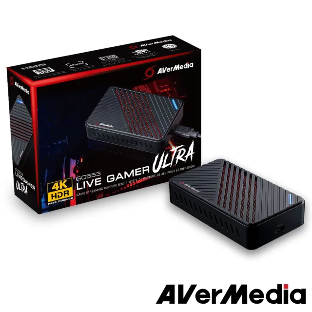 AVerMedia 圓剛】GC553 Live Gamer ULTRA 4K實況擷取盒- momo購物網