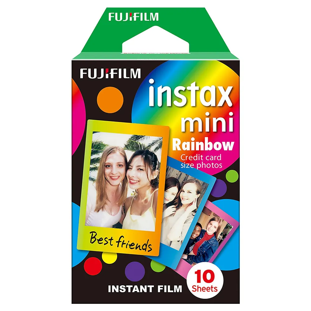 【FUJIFILM 富士】instax mini 漸層彩虹 拍立得底片(3盒裝)