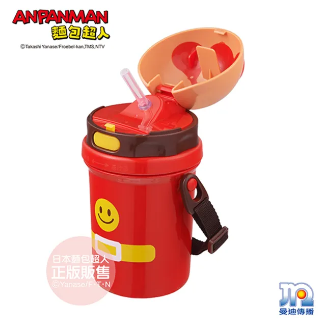 【ANPANMAN 麵包超人】AN麵包超人造型吸管水壼(400ml)