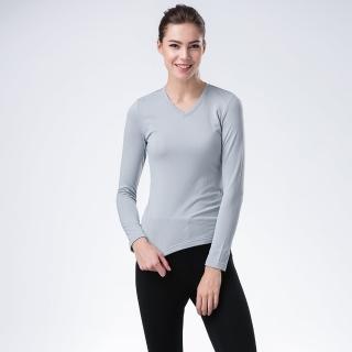 【JORDON 橋登】女款V領保暖內層衣 POLARTEC POWER DRY(772)
