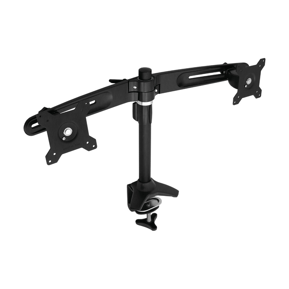 【HE Mountor】15~24吋LED/LCD左右雙螢幕夾桌型支架(H742TC)