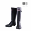 【Alberta】靴子-筒高32cm 高筒簡約純色長靴 雨靴 雨天必備靴款 防水雨鞋