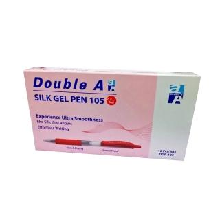 【Double A】極順中性筆0.5mm紅-DAGP18003(12支/盒)