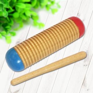 【美佳音樂】打擊樂器 木製/兩用 沙筒/刮胡(附棒)