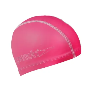 【SPEEDO】兒童合成泳帽 Pace(粉紅)