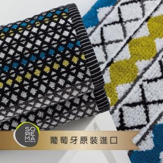【Sorema 舒蕾馬】時髦線條現代藝術毛巾-GRID 30x50cm 2入組 南歐明星品牌(★五星級時尚渡假飯店風格★)