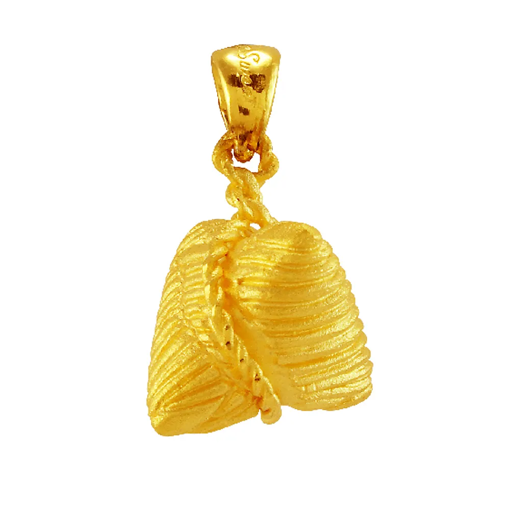 【2sweet 甜蜜約定】立體純金粽墜飾 約1.40錢(甜蜜約定純金墜飾)