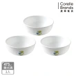 【CORELLE 康寧餐具】3件式韓式湯碗組(多花色可選)