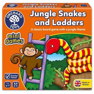 【Orchard Toys】可攜桌遊-叢林遇到蛇(Jungle Snakes and Ladders Mini Game)