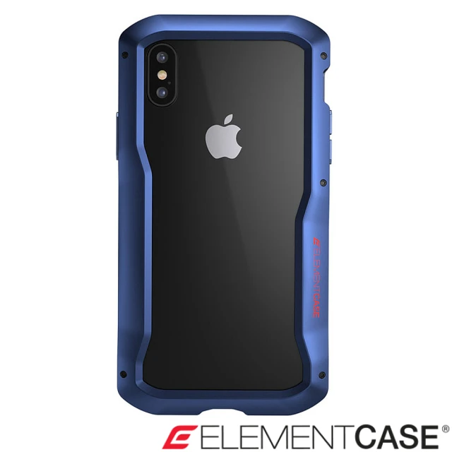 【美國 Element Case】iPhone XS / X VAPOR-S(高階金屬防摔殼-藍)